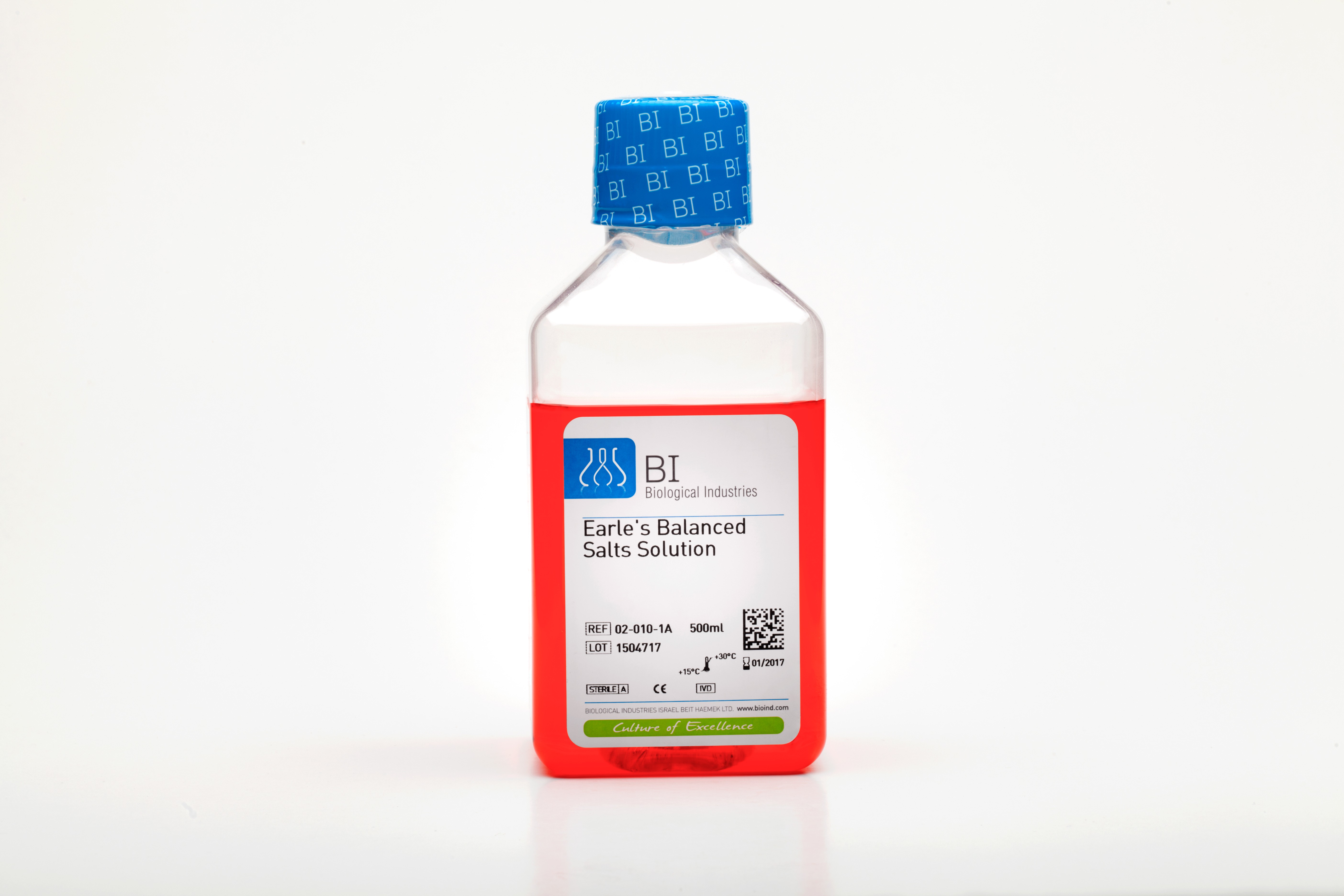 Solution saline équilibrée de Earle (EBSS) 10X sans Calcium sans Magnésium  sans Bicarbonate de Sodium - X0113 - Biowest